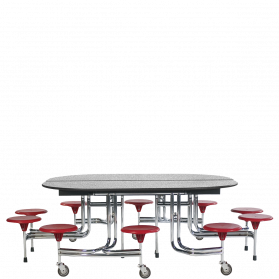 10-Seat Oval Tables